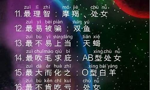 十二星座最有钱排名_十二星座谁最有钱排名榜