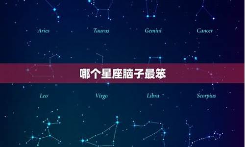 哪个星座脑子最聪明_哪个星座脑子最不正常