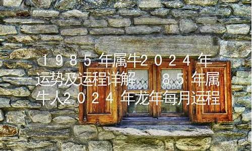 85年属牛2024年运势怎么样-1985年2024年运势